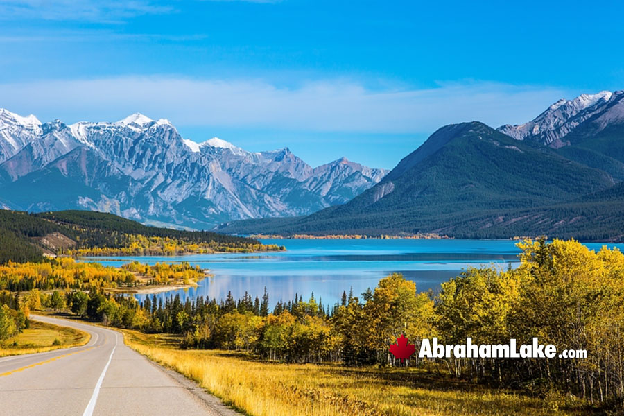 September at Abraham Lake